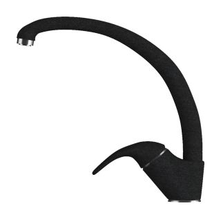 Смеситель для кухни Tolero Высокий чёрный 694746